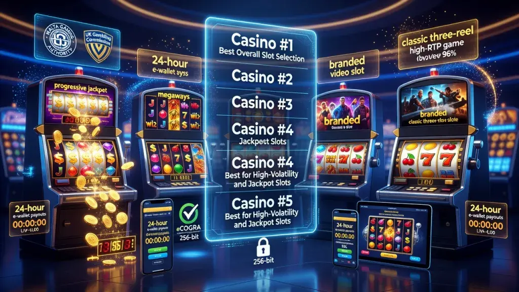 Best Online Slots for Real Money: 5 Top Casinos With Popular Slots Ranked