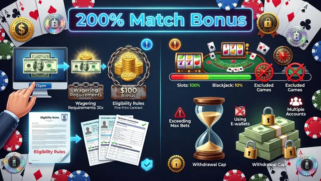 Casino Deposit Bonus Terms Explained: Eligibility, Wagering Requirements, and the Bonus Claims Process