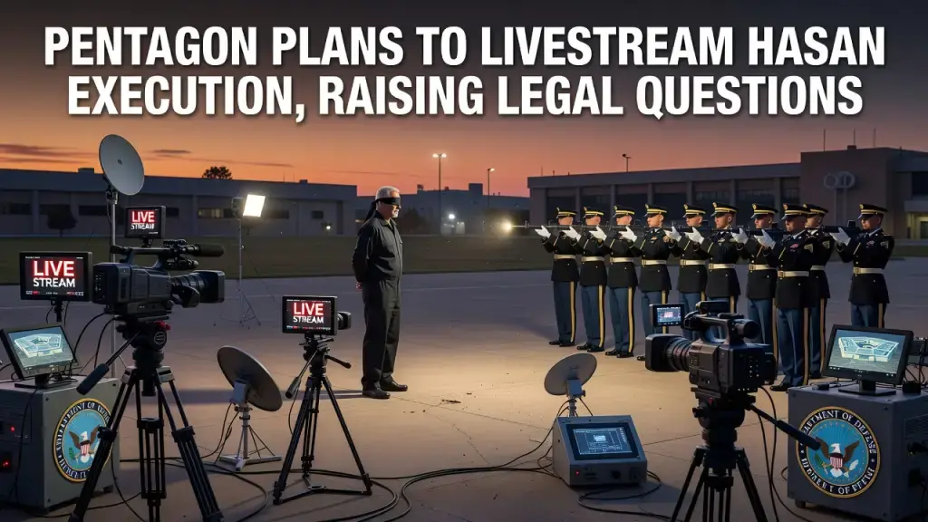 Pentagon Plans to Livestream Hasan Execution, Raising Legal Questions